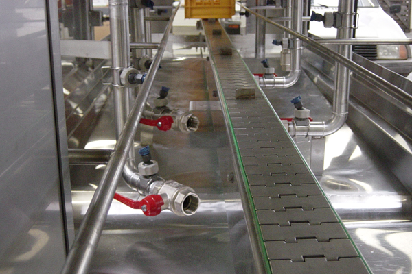 Rampe de lavage inox avec buses orientables